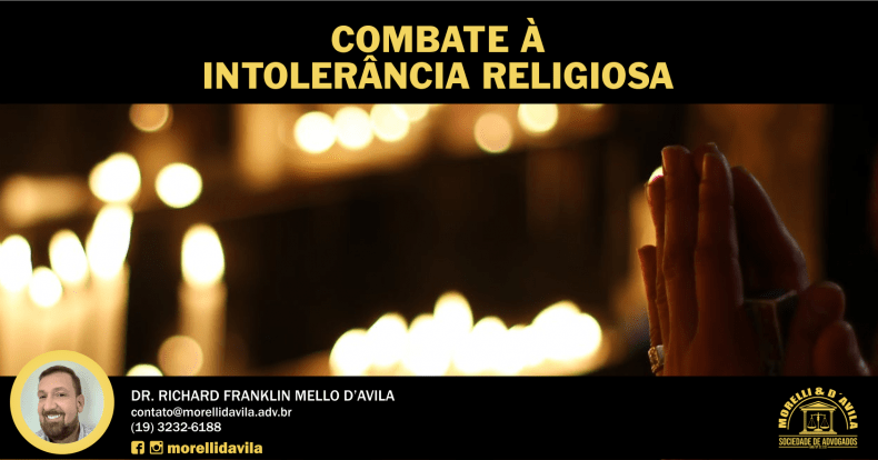 COMBATE À INTOLERÂNCIA RELIGIOSA