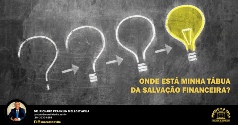 tábua da salvação financeira