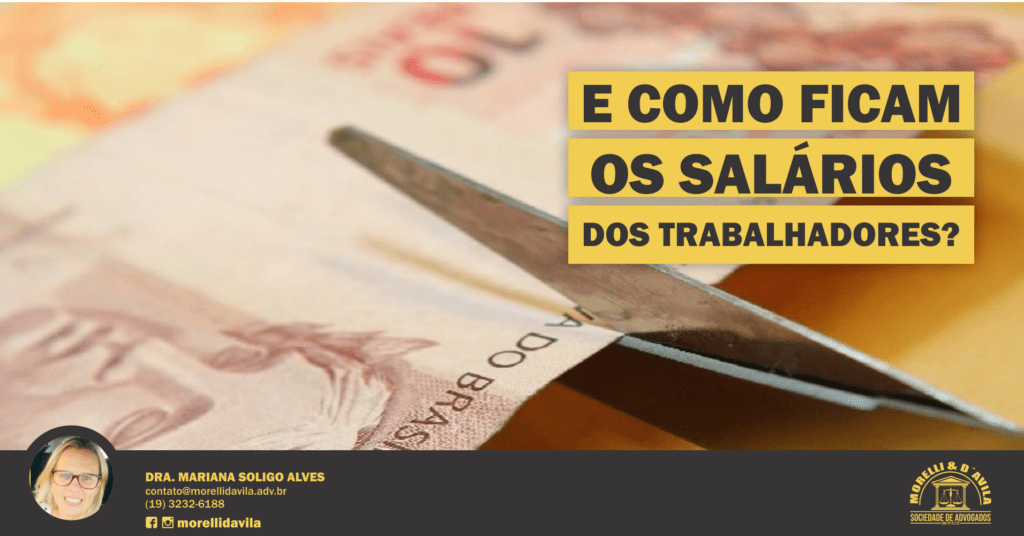 E como fica o salário do trabalhador