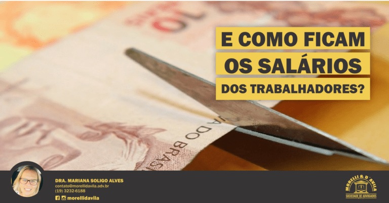 E como fica o salário do trabalhador